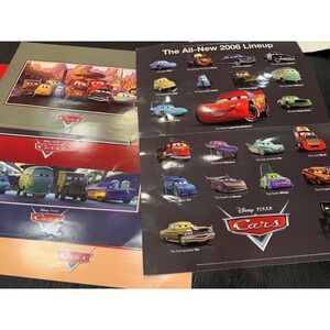 Disney Lithographs Pixar Cars Movie Poster Collection Lightning McQueen Mater 26